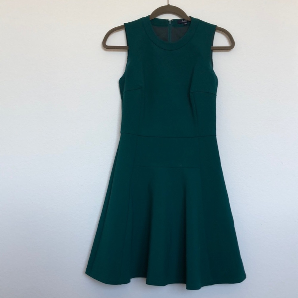 Emerald green cocktail dress